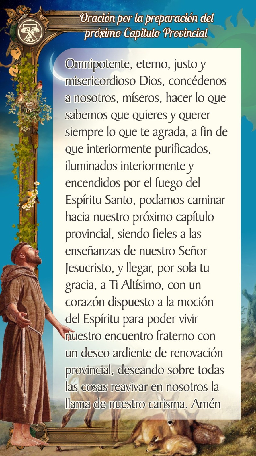 Semana de retiros espirituales del 14-18 de julio predicador Bernardo Molina, tema Cántico de las creaturas 4 Semana de retiros espirituales del 14 18 de julio3