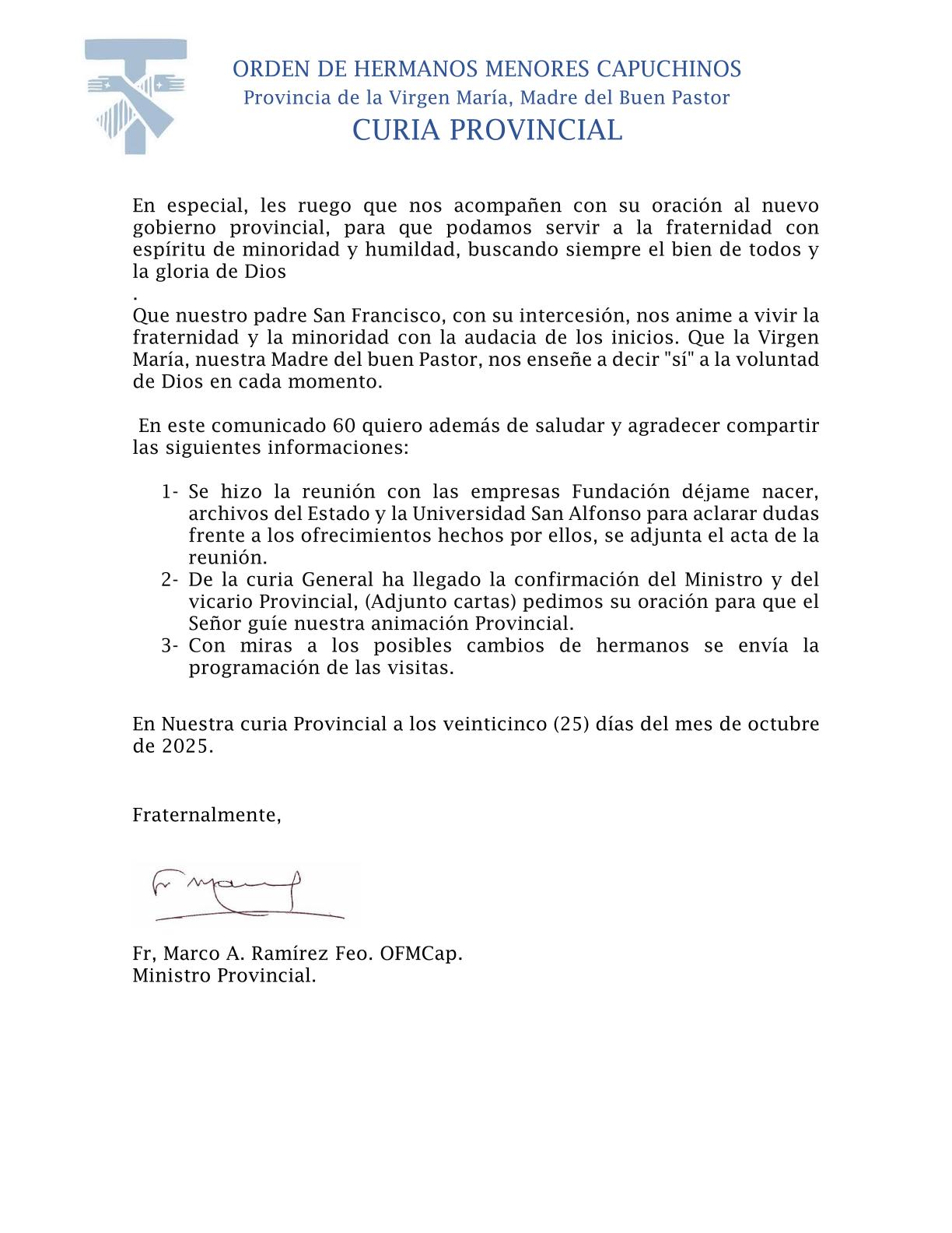 COMUNICADOS 2025 11 COMUNICADO 60 2
