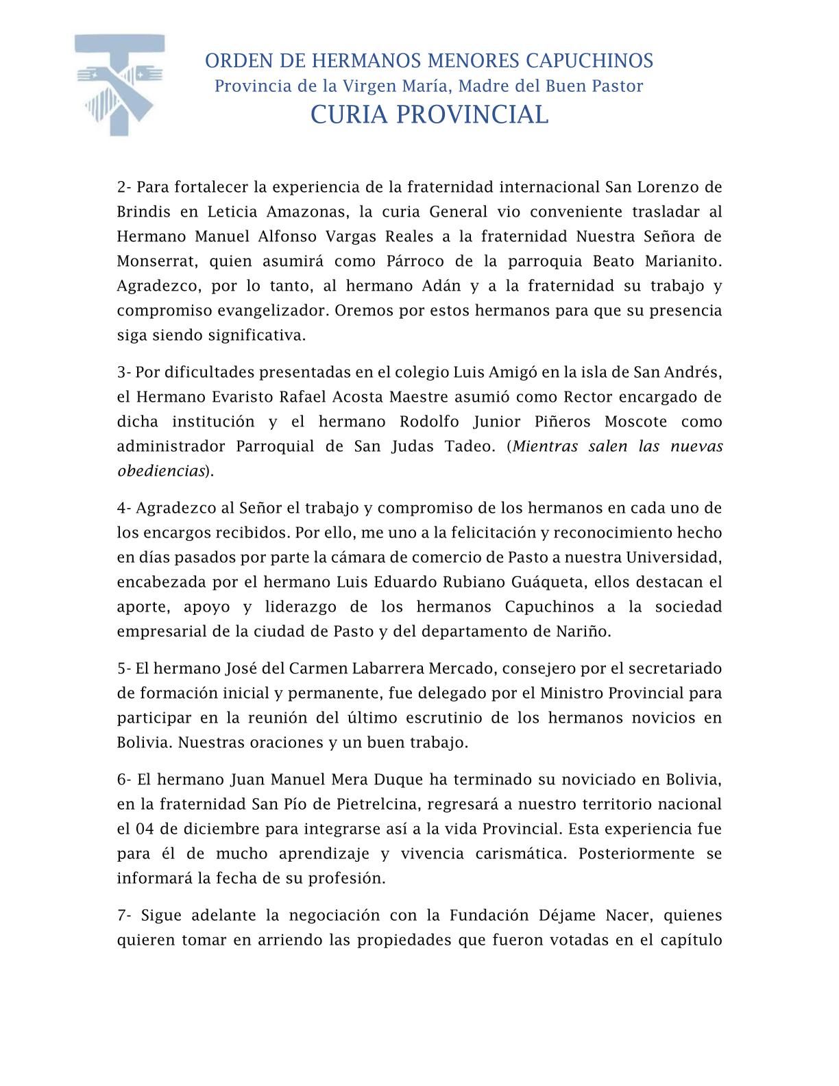 COMUNICADOS 2025 3 COMUNICADO 61 2