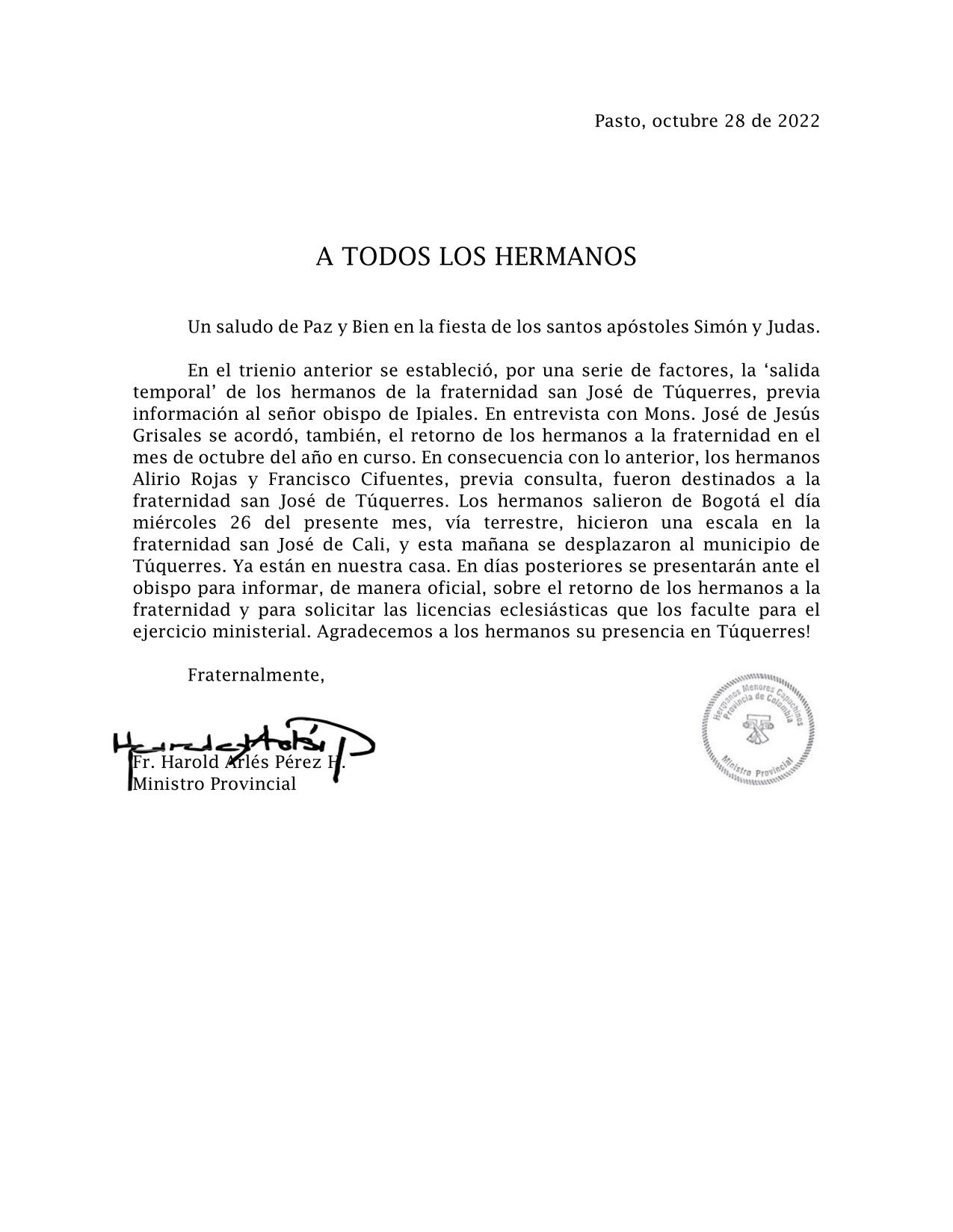 COMUNICADO 00-1