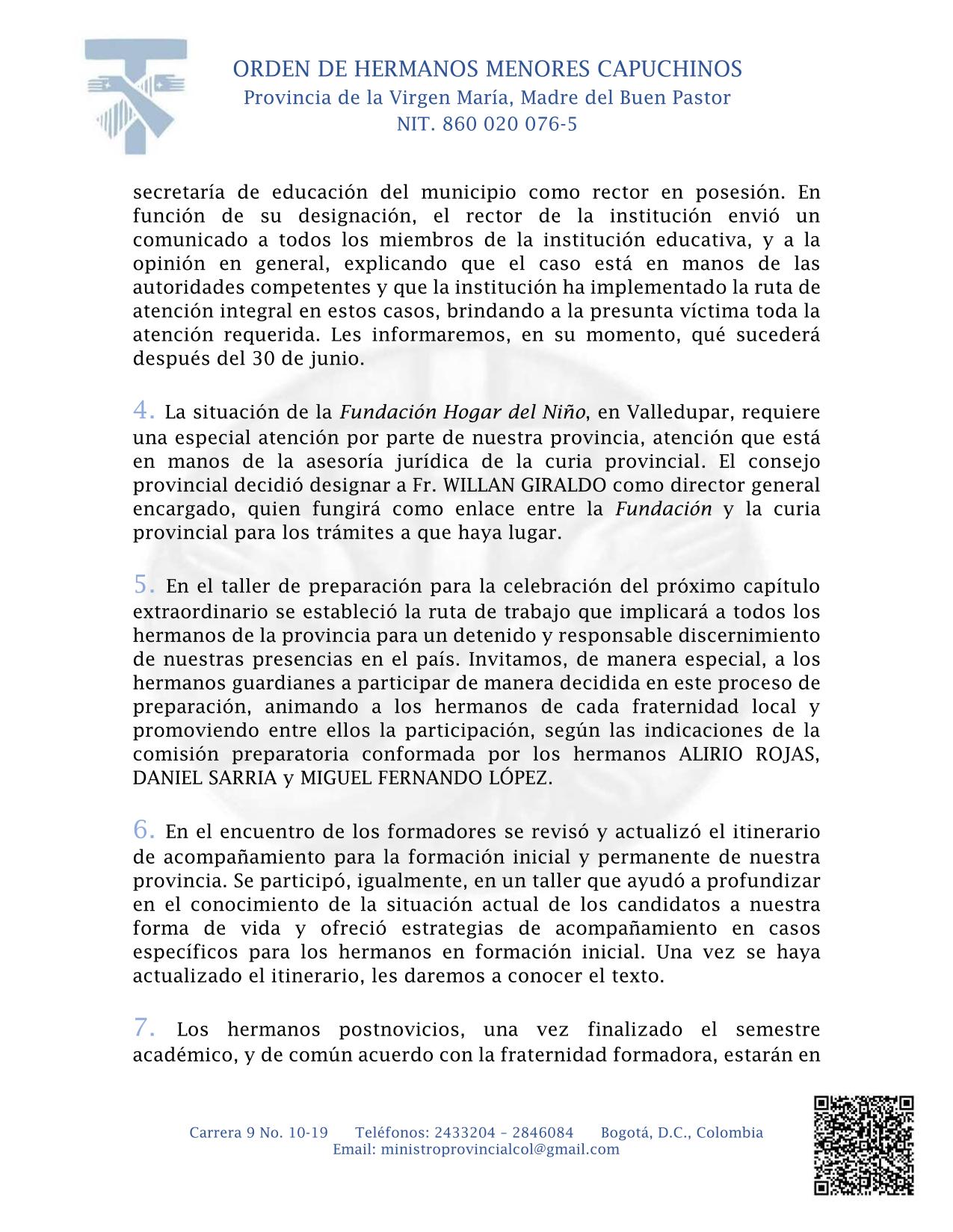 COMUNICADO 12 2