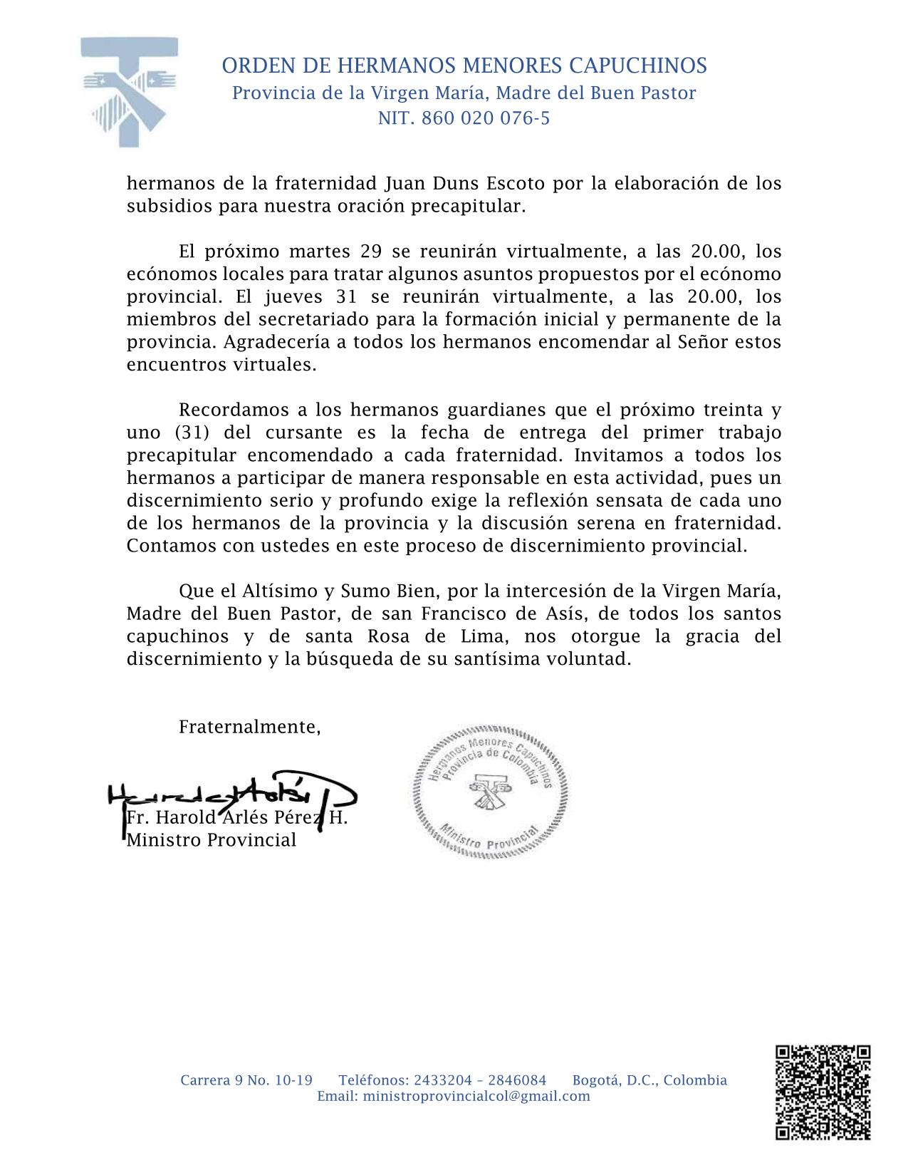 COMUNICADO 15 2