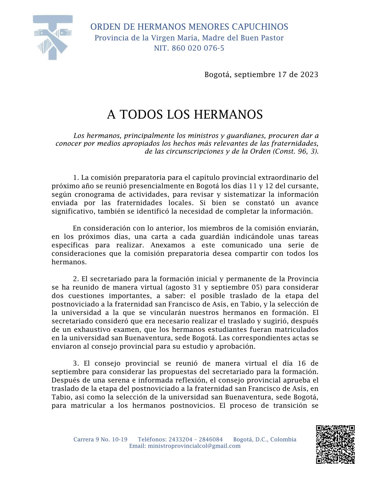 COMUNICADO 16 1