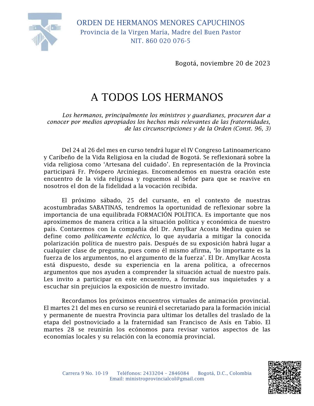 COMUNICADO 20 1