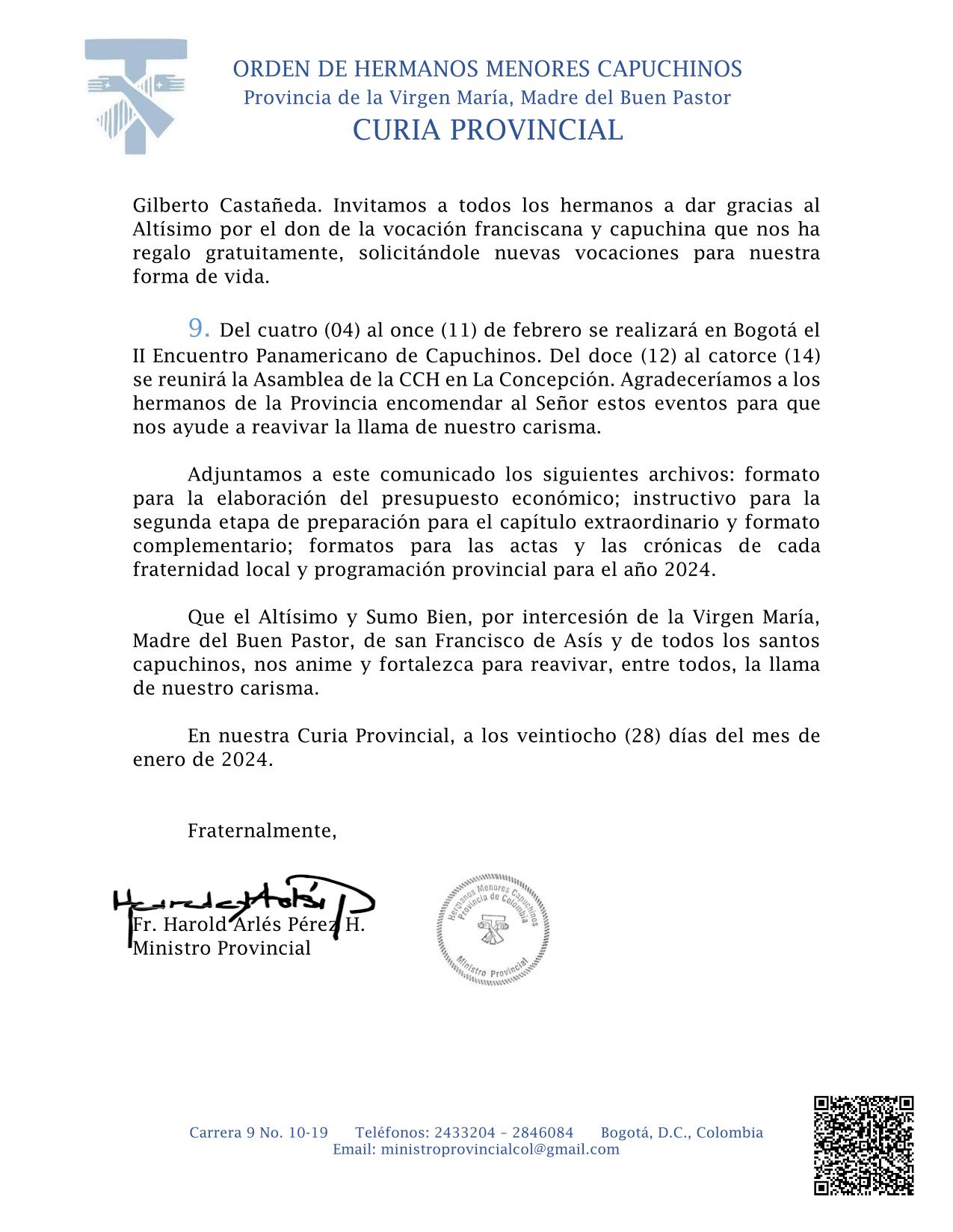 COMUNICADO 25 4