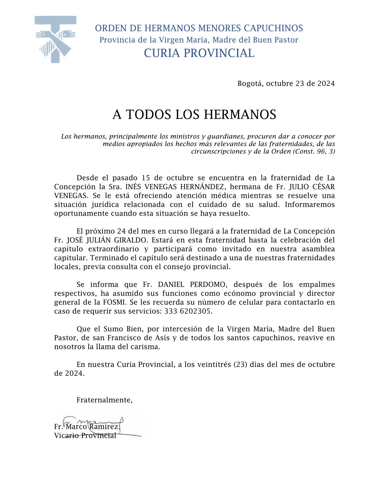 COMUNICADO 45