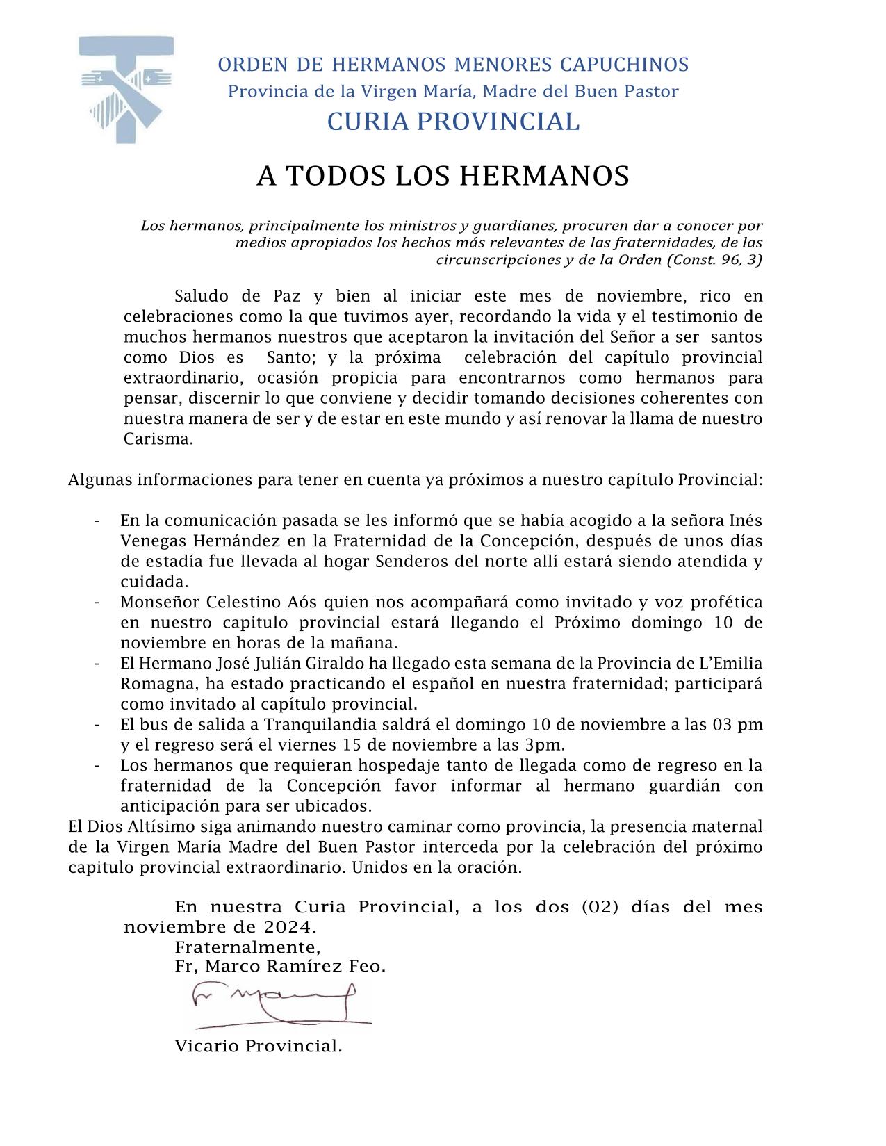 COMUNICADO 46